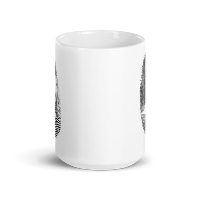 Thumb Print - Skiing - Tasse ski