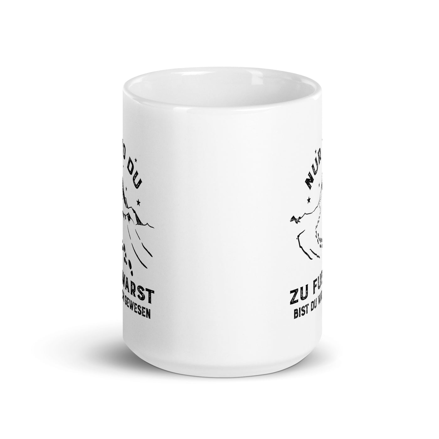 Nur Wo Du Zu Fuß Warst - Tasse berge