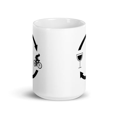 Wine Loading Arrows And Cycling 1 - Tasse fahrrad