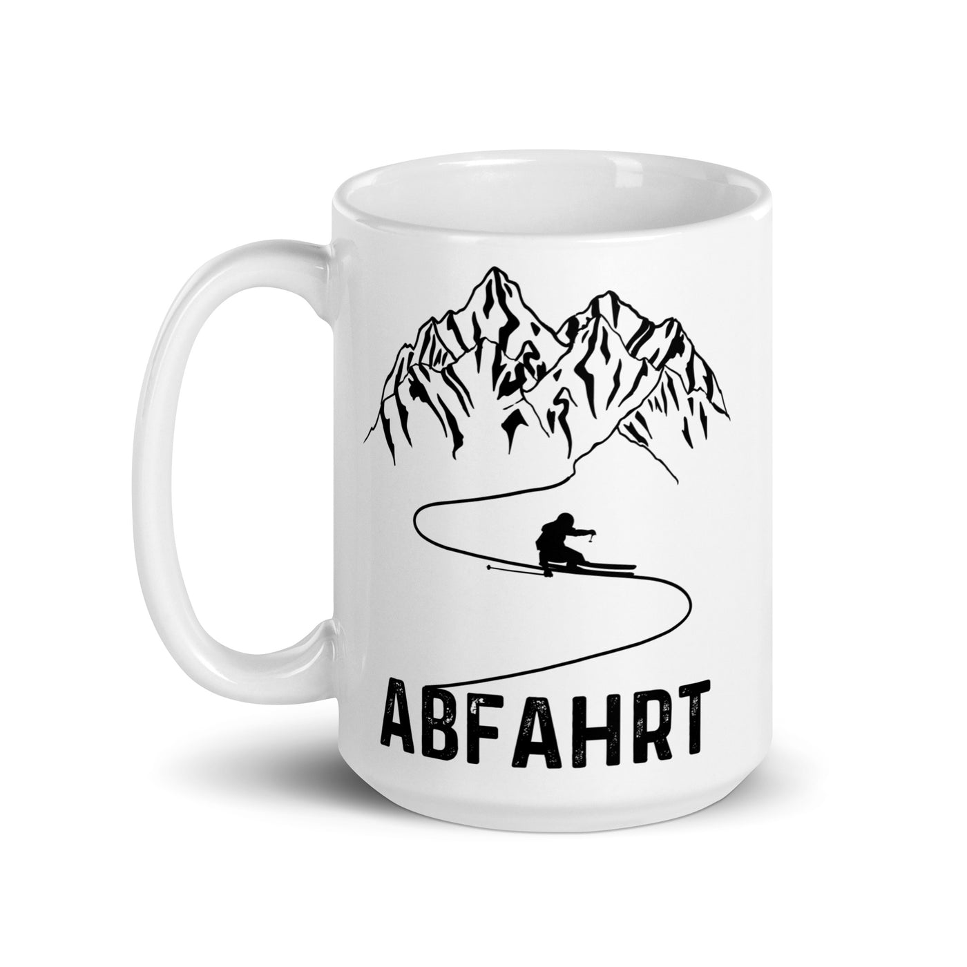 Abfahrt. - Tasse ski