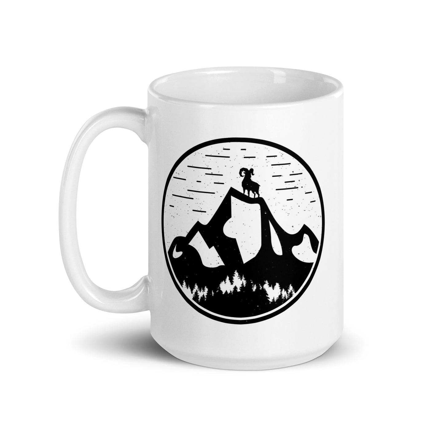 Alpensteinbock Am Berg - Tasse berge