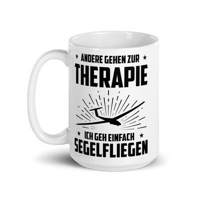 Andere Gehen Zur Therapie Ich Gen Einfach Segelfliegen - Tasse berge