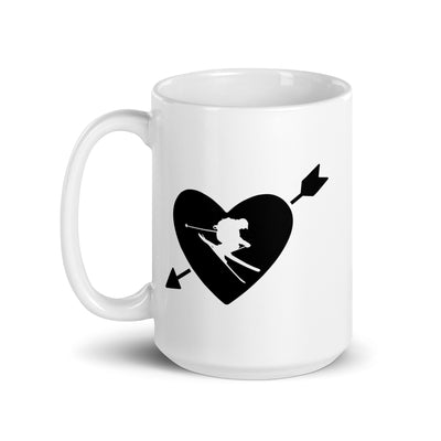 Arrow Heart And Skiing - Tasse ski