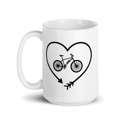 Arrow In Heartshape And E-Bike - Tasse e-bike