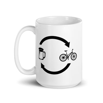 Beer Loading Arrows And Cycling - Tasse fahrrad