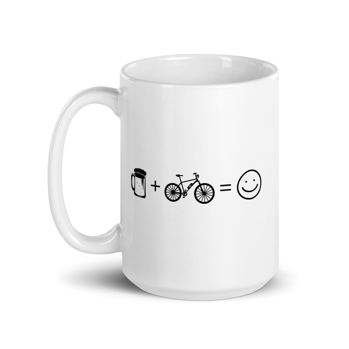 Beer Smile Face And E-Bike - Tasse e-bike