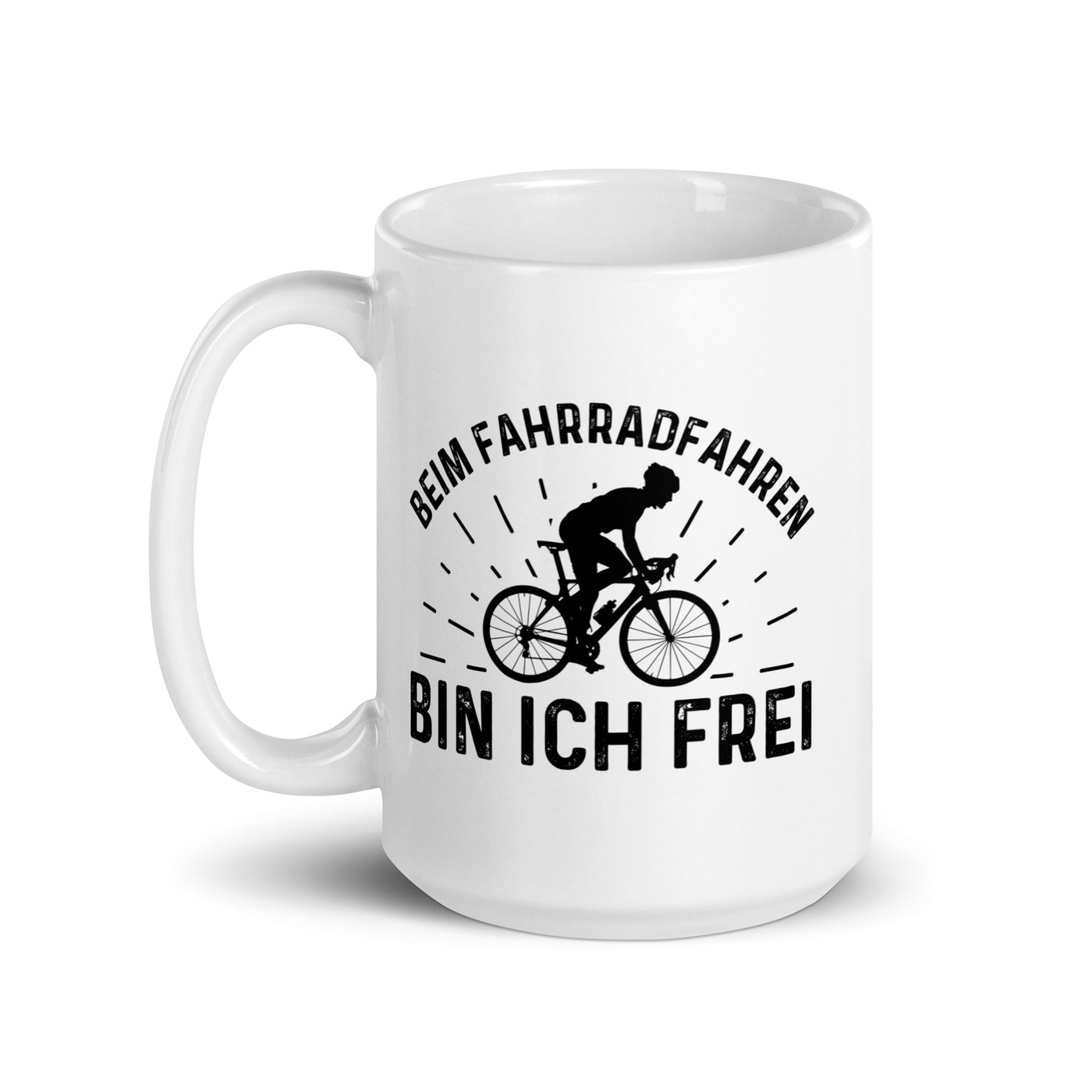 Beim Fahrradfahren Bin Ich Frel 2 - Tasse fahrrad