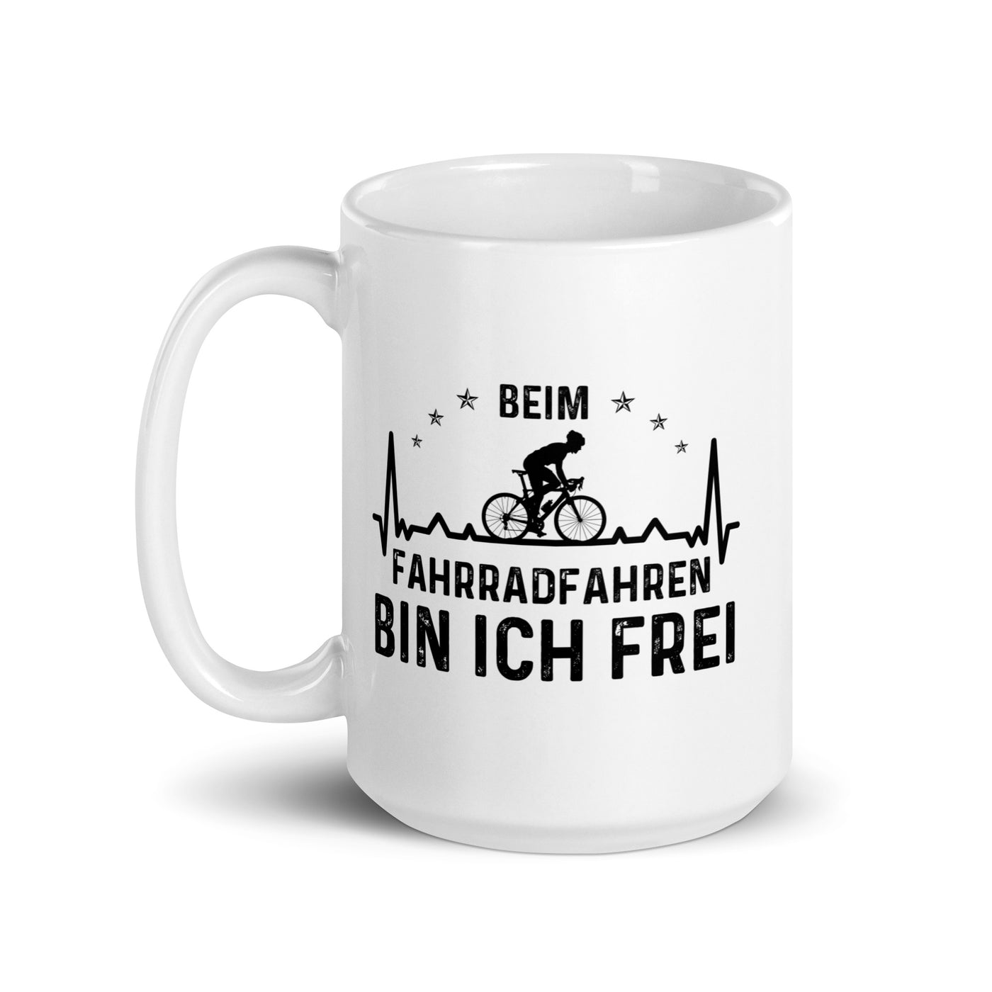 Beim Fahrradfahren Bin Ich Frel 3 - Tasse fahrrad