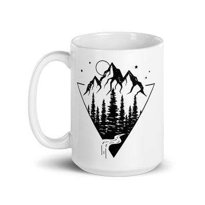 Berge Geometrisch - Tasse berge