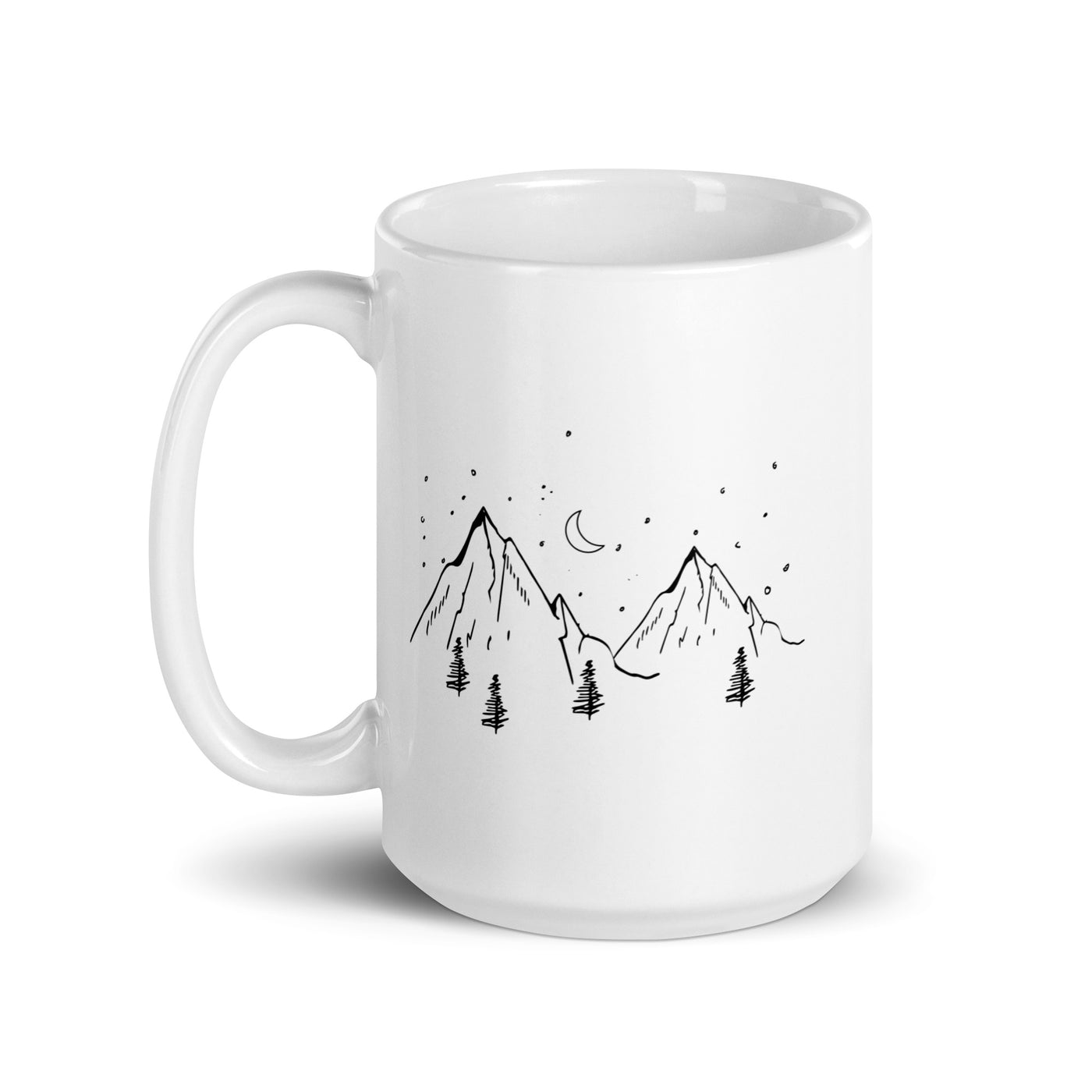 Berge Und Mond - Tasse berge