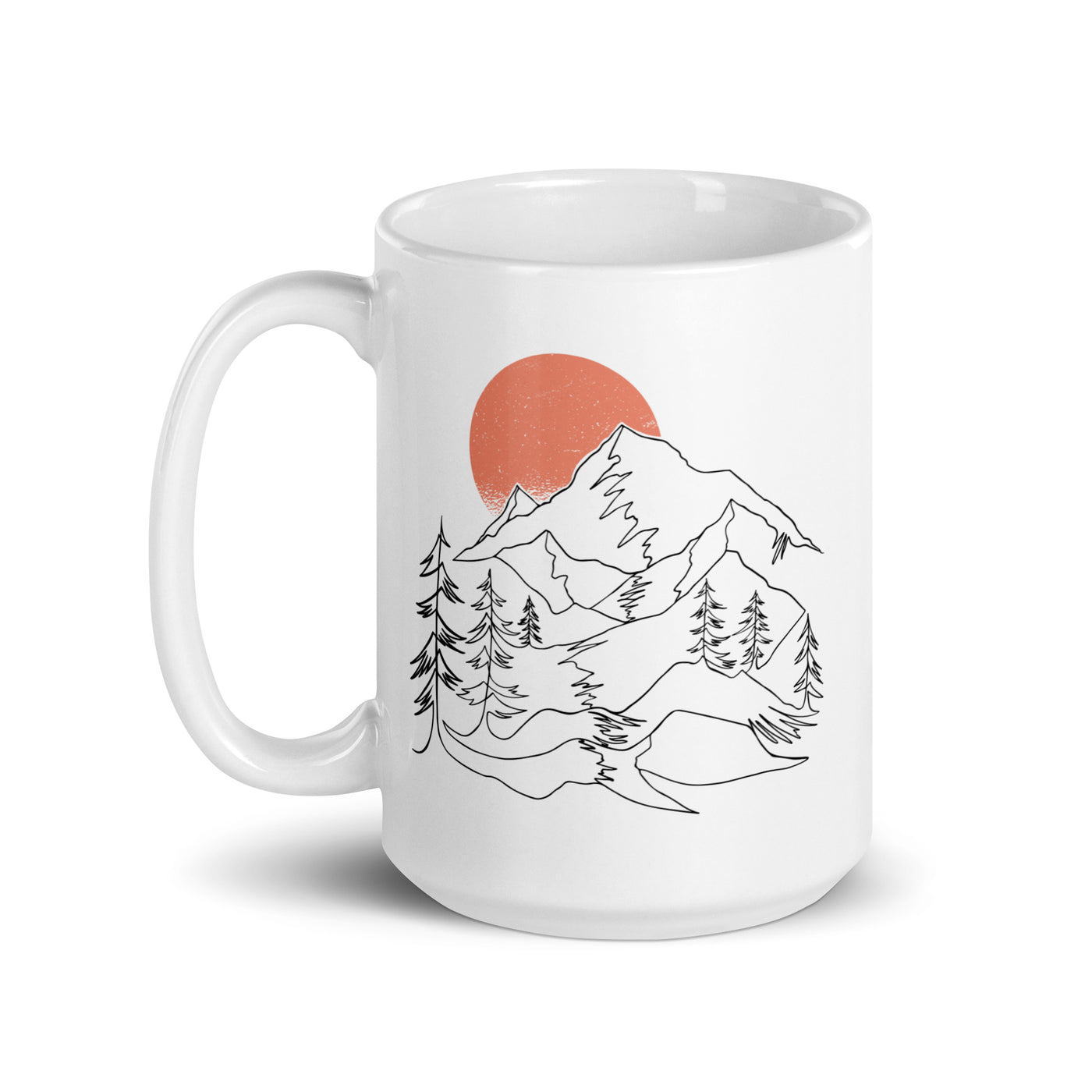 Berglandschaft - Tasse berge