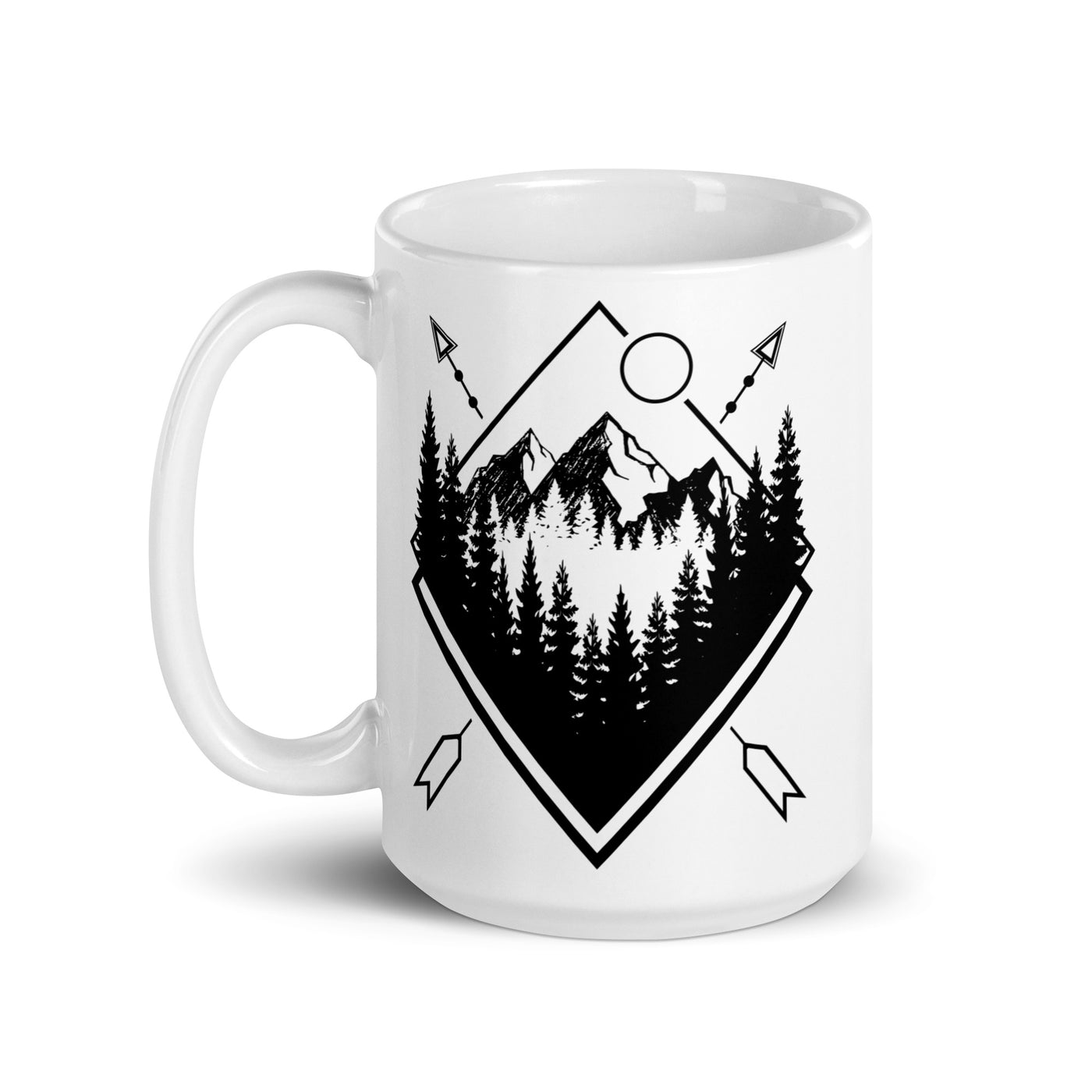 Berglandschaft Geometrisch - Tasse berge