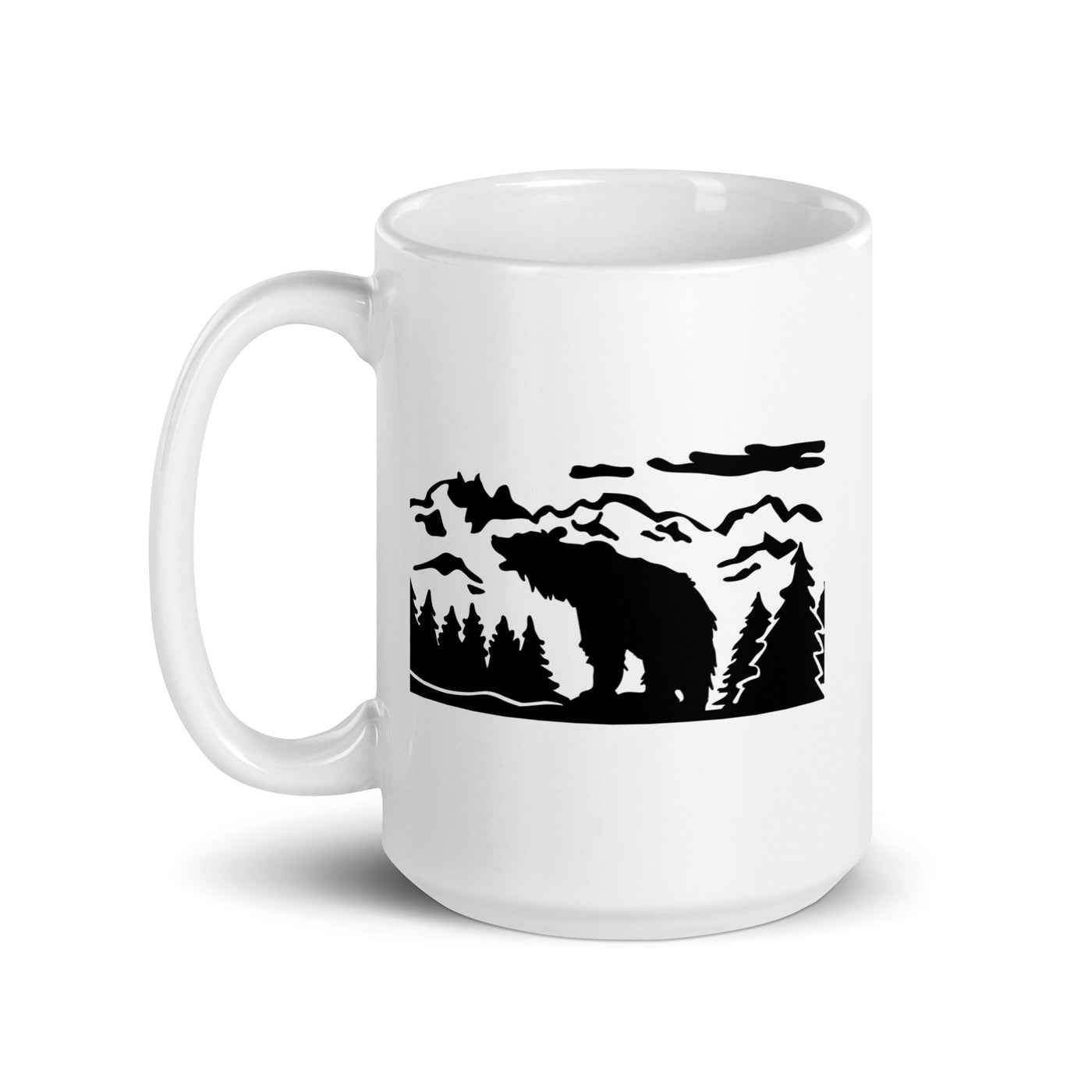 Berglandschaft Und Bär - Tasse berge camping