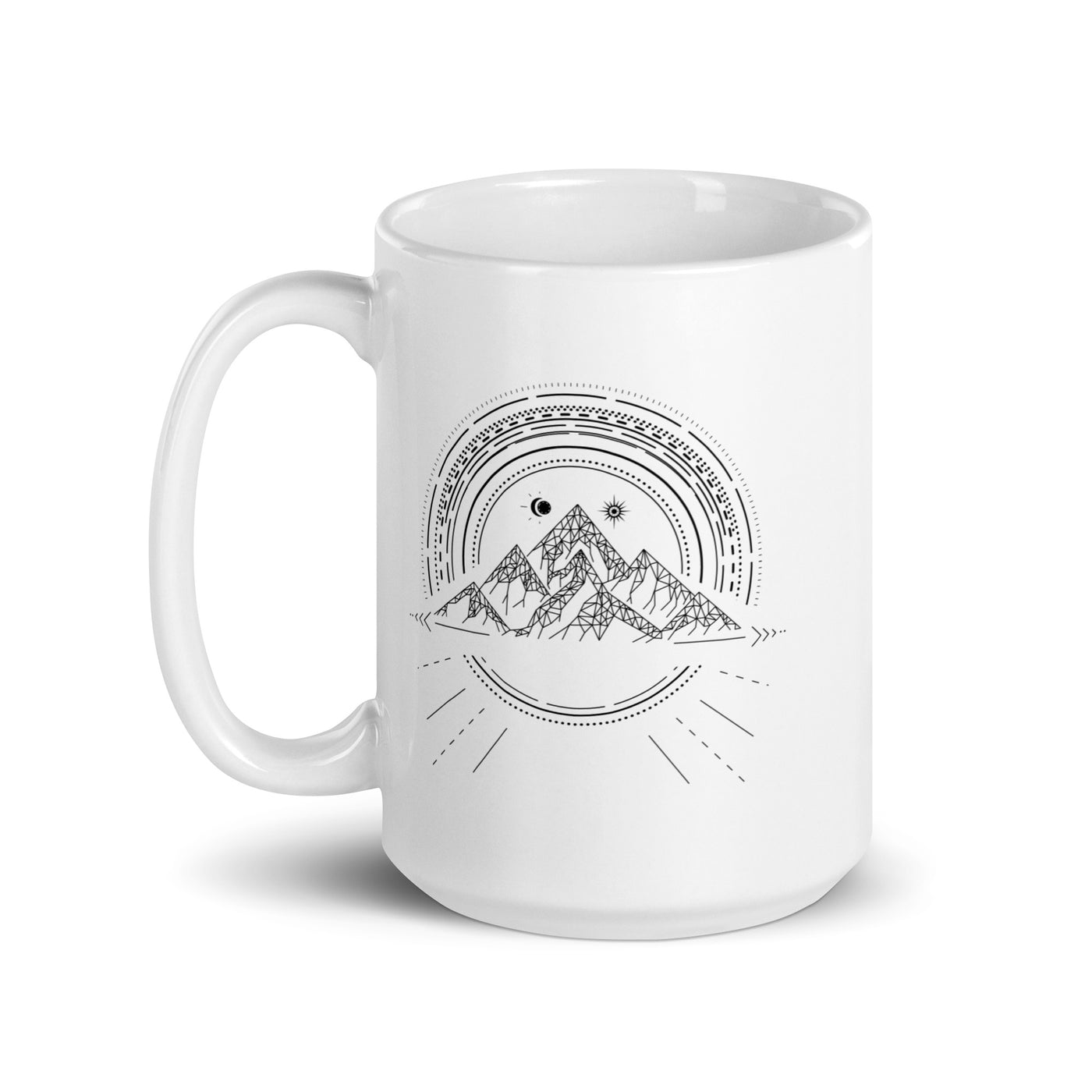 Bergreise Geometrisch - Tasse berge camping