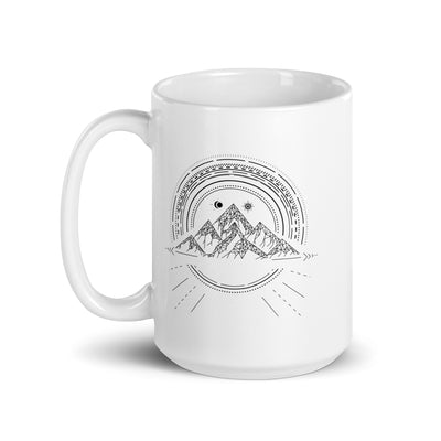 Bergreise Geometrisch - Tasse berge camping