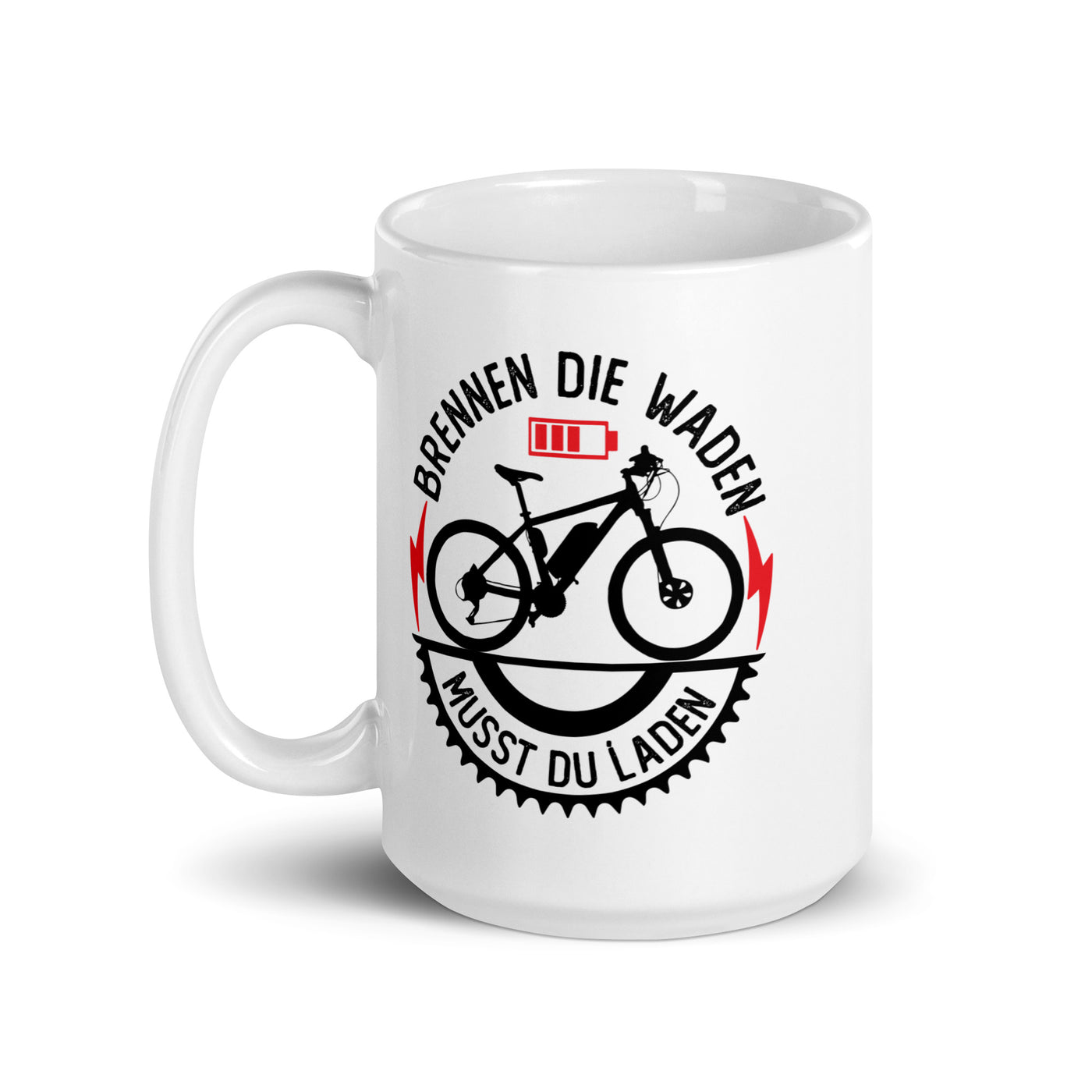 Brennen Die Waden Musst Du Laden - Tasse e-bike