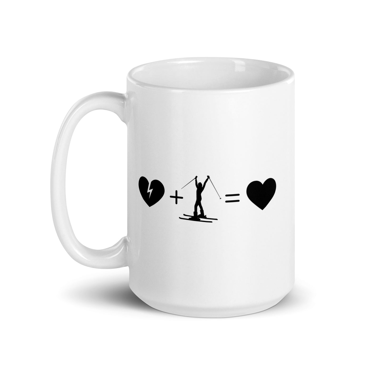 Broken Heart Heart And Skiing 1 - Tasse ski