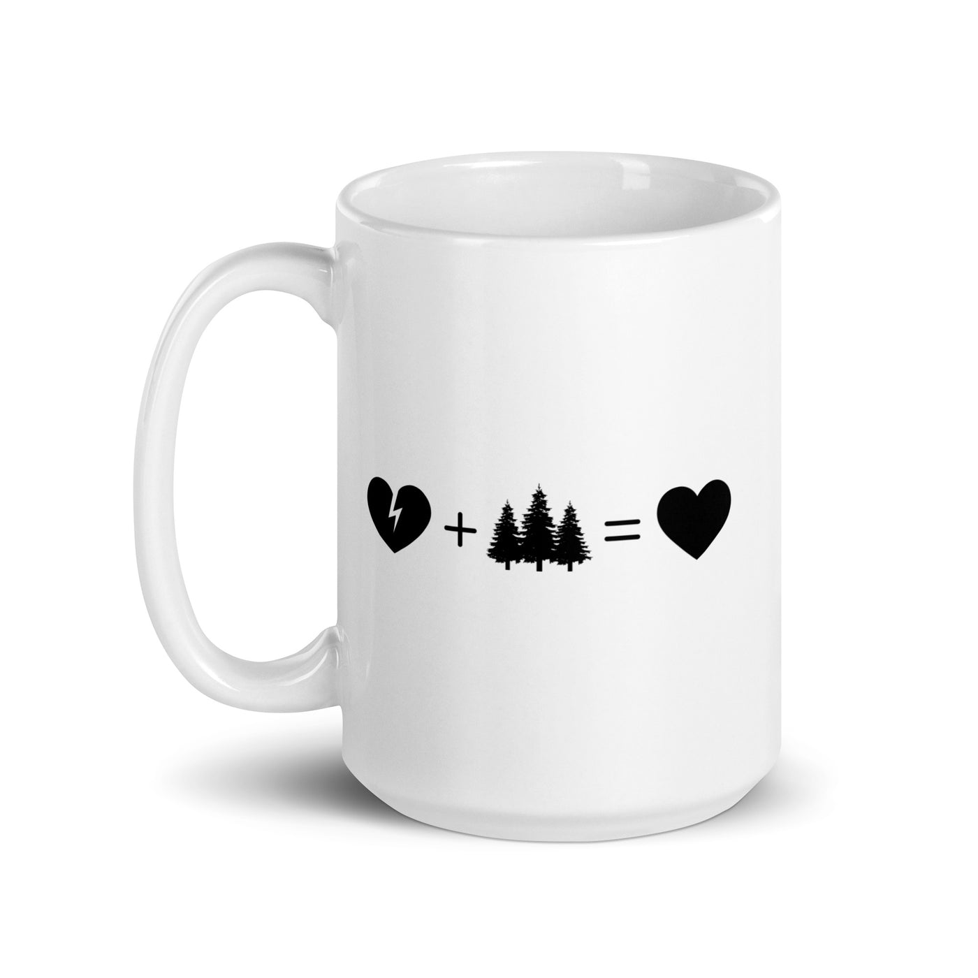 Broken Heart Heart And Snowboarding 3 - Tasse camping