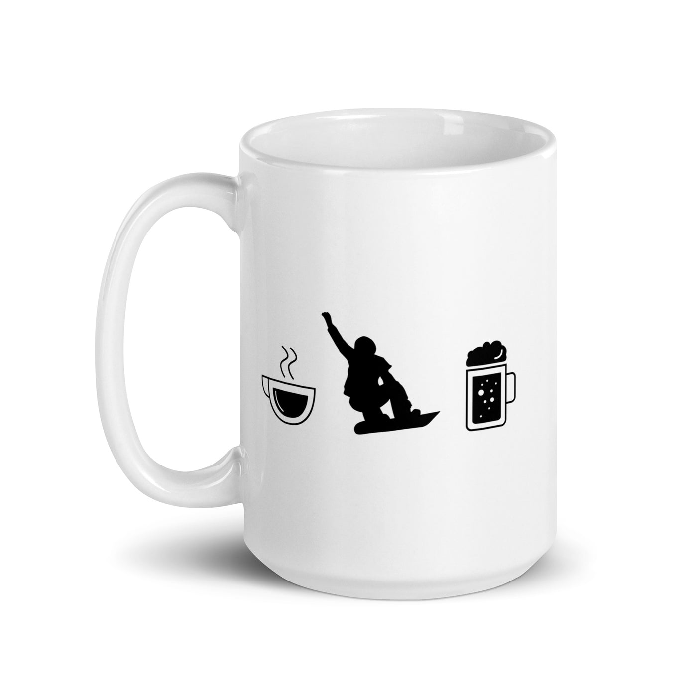 Coffee Beer And Snowboarding - Tasse snowboarden