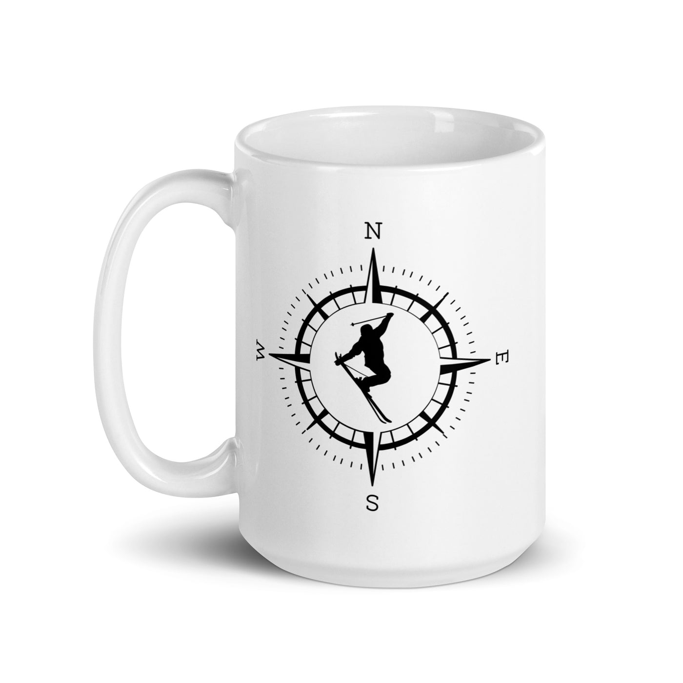 Compass And Skiing - Tasse ski