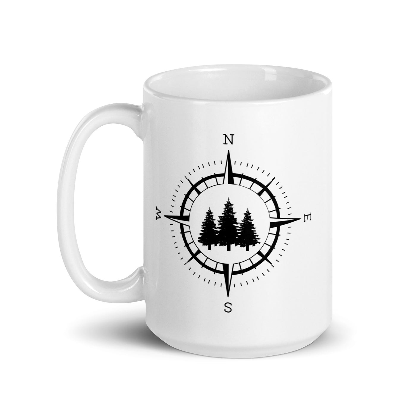 Compass And Trees - Tasse camping