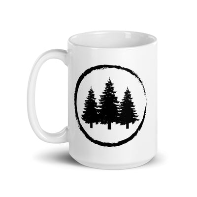 Cricle And Trees - Tasse camping