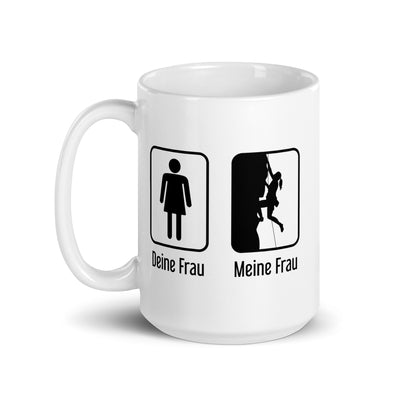 Deine Frau - Meine Frau - Tasse klettern