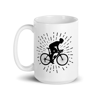 Firework And Cycling 1 - Tasse fahrrad