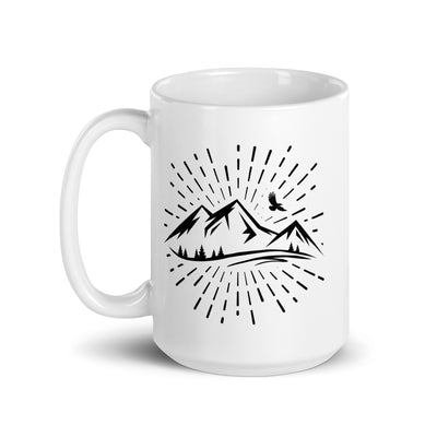 Firework And Mountain - Tasse berge