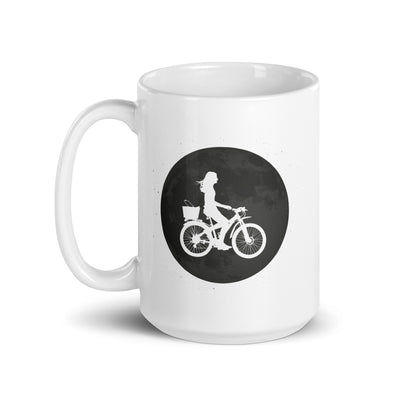 Full Moon - Female Cycling - Tasse fahrrad