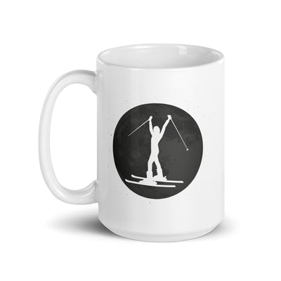 Full Moon - Female Skiing - Tasse ski