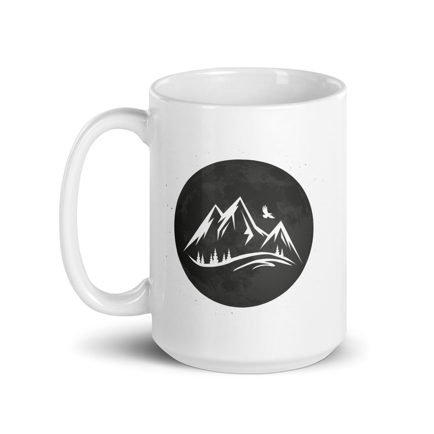 Full Moon - Mountain - Tasse berge