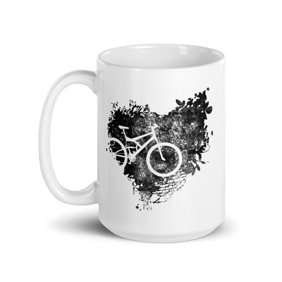 Grunge Heart - Cycling - Tasse fahrrad