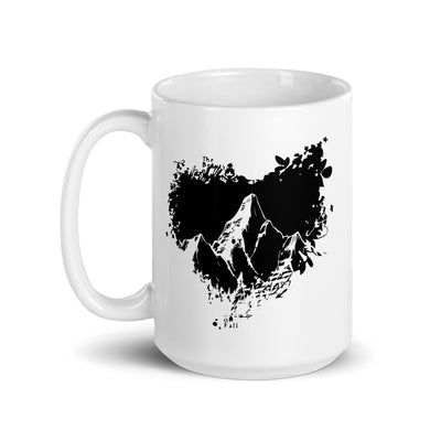 Grunge Heart - Mountain - Tasse berge