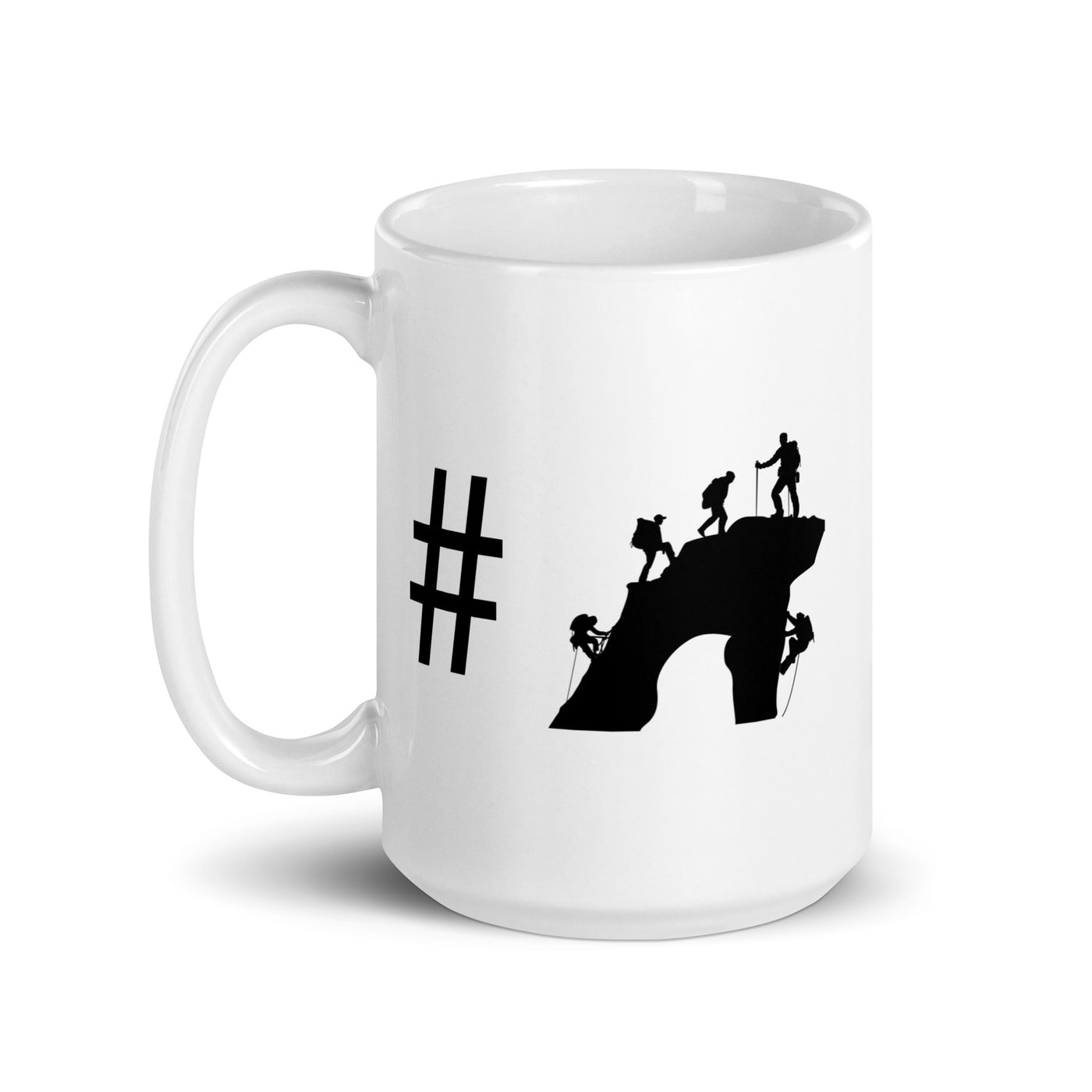 Hashtag - Climbing - Tasse klettern