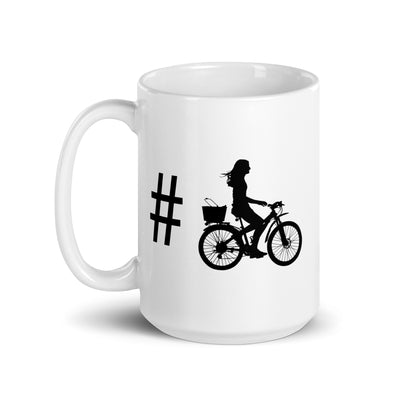 Hashtag - Female Cycling - Tasse fahrrad