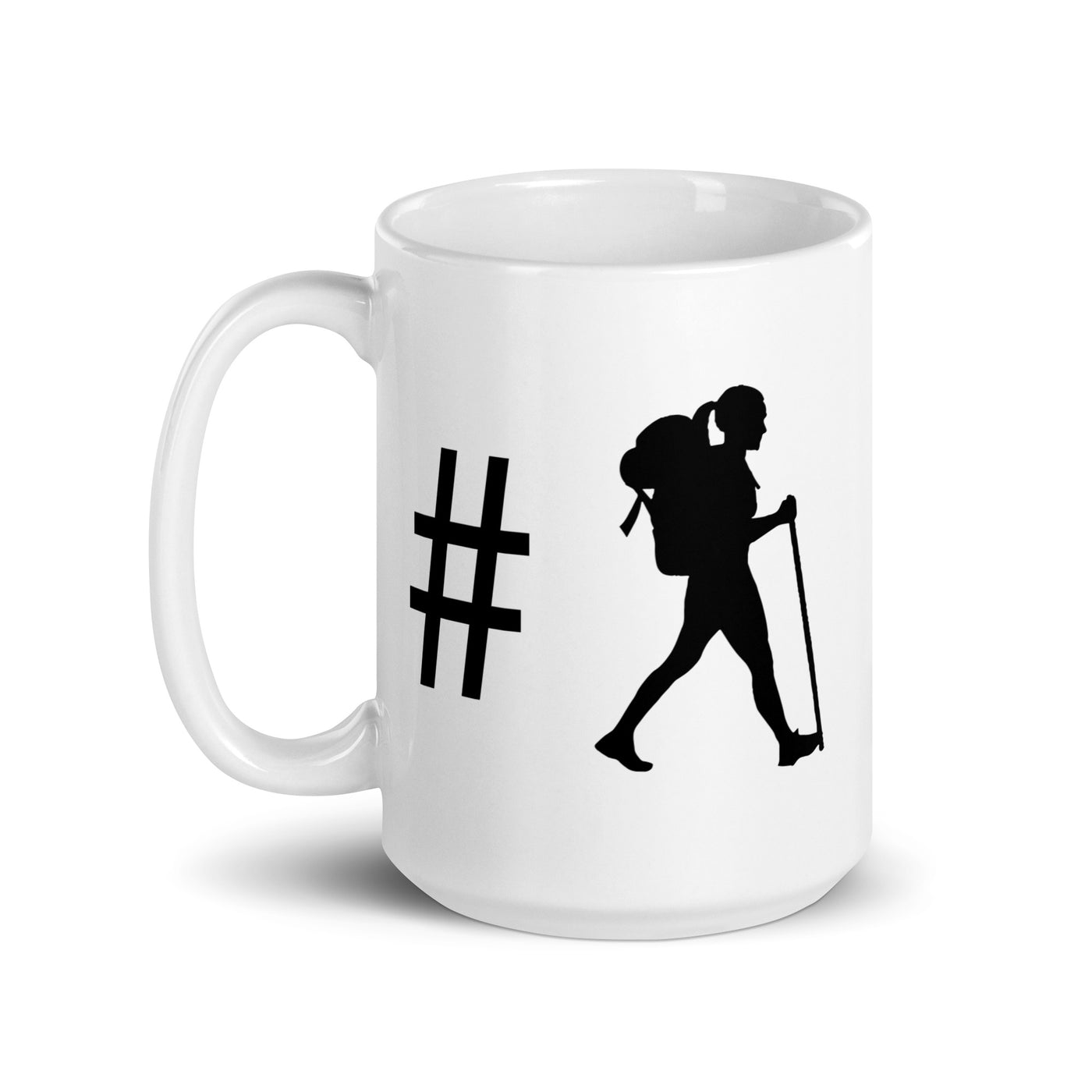 Hashtag - Female Hiking - Tasse wandern