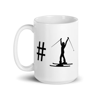 Hashtag - Female Skiing - Tasse ski