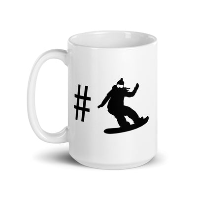 Hashtag - Female Snowboarding - Tasse snowboarden