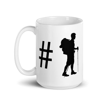 Hashtag - Hiking - Tasse wandern