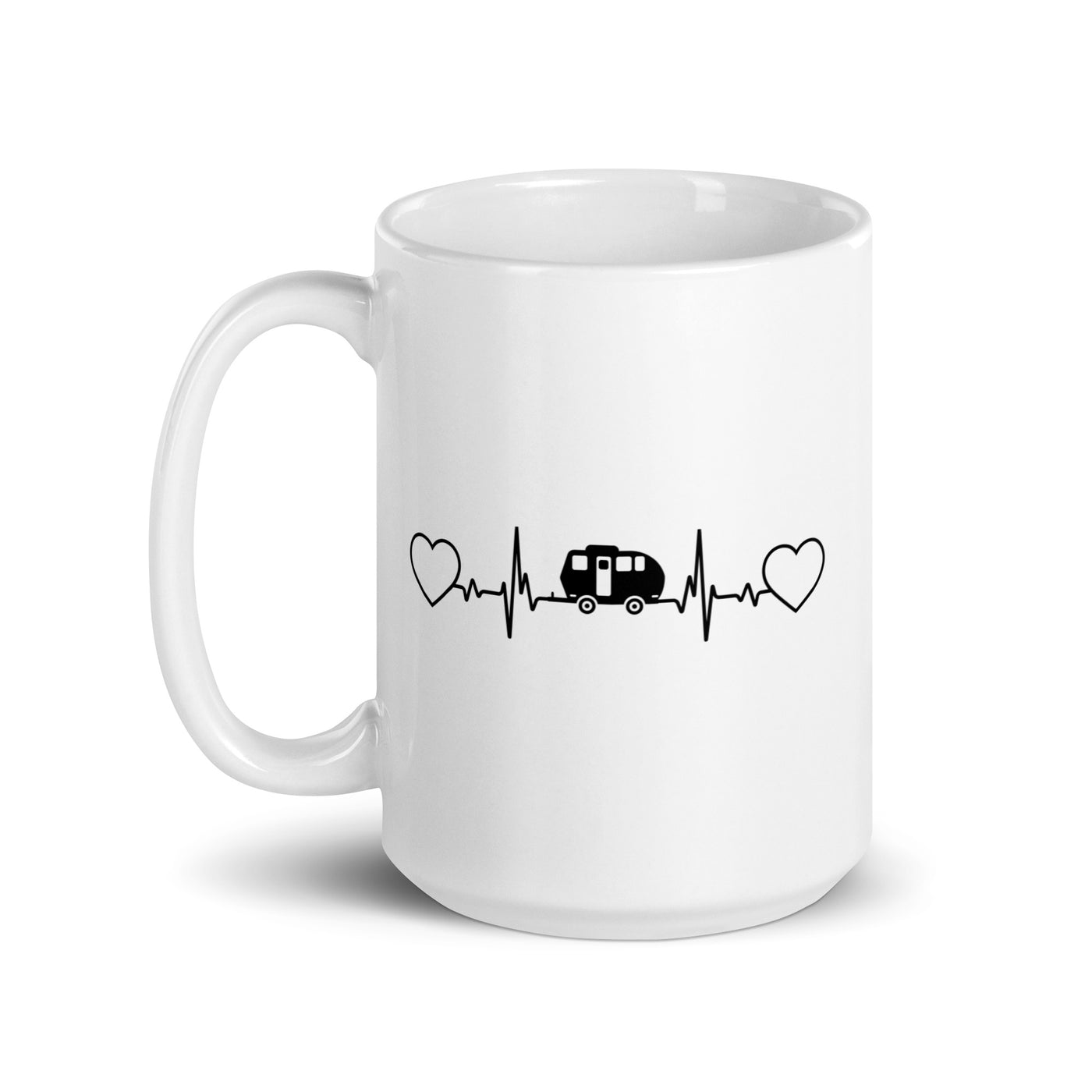 Heart - Heartbeat - Camping Caravan - Tasse camping