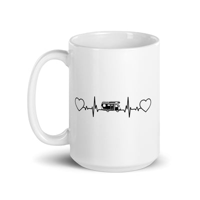 Heart - Heartbeat - Camping Van - Tasse camping