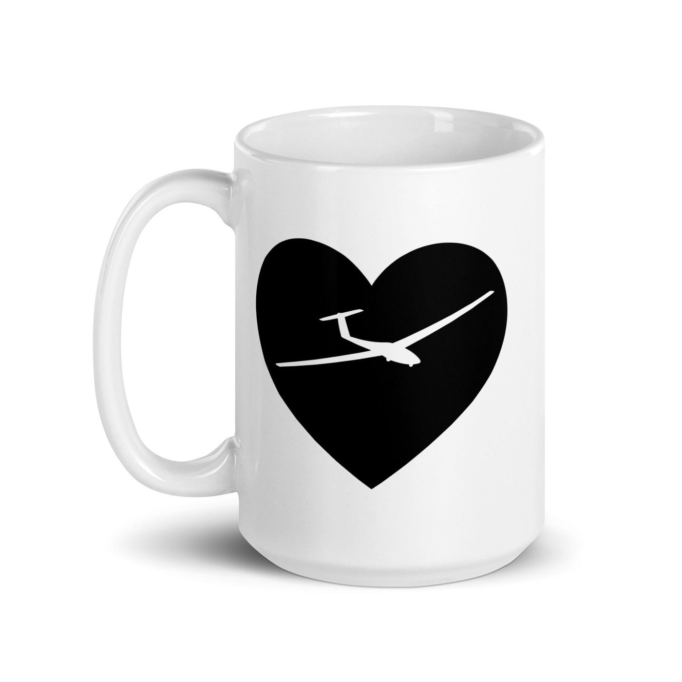 Heart 1 And Sailplane - Tasse berge