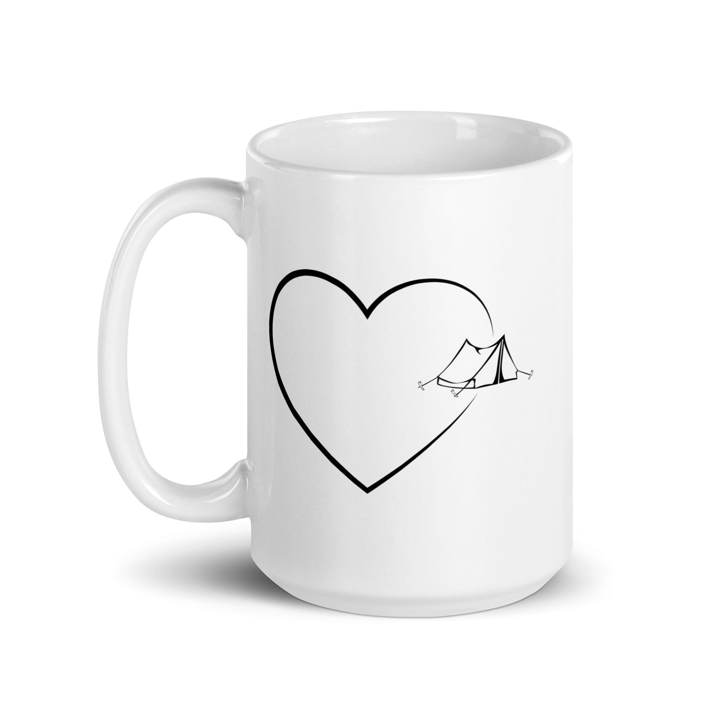 Heart 2 And Camping - Tasse camping