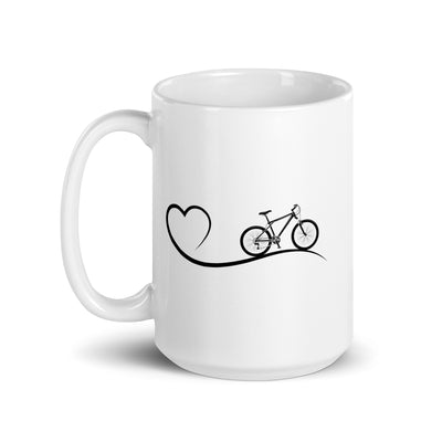 Heart 2 And Cycling - Tasse fahrrad