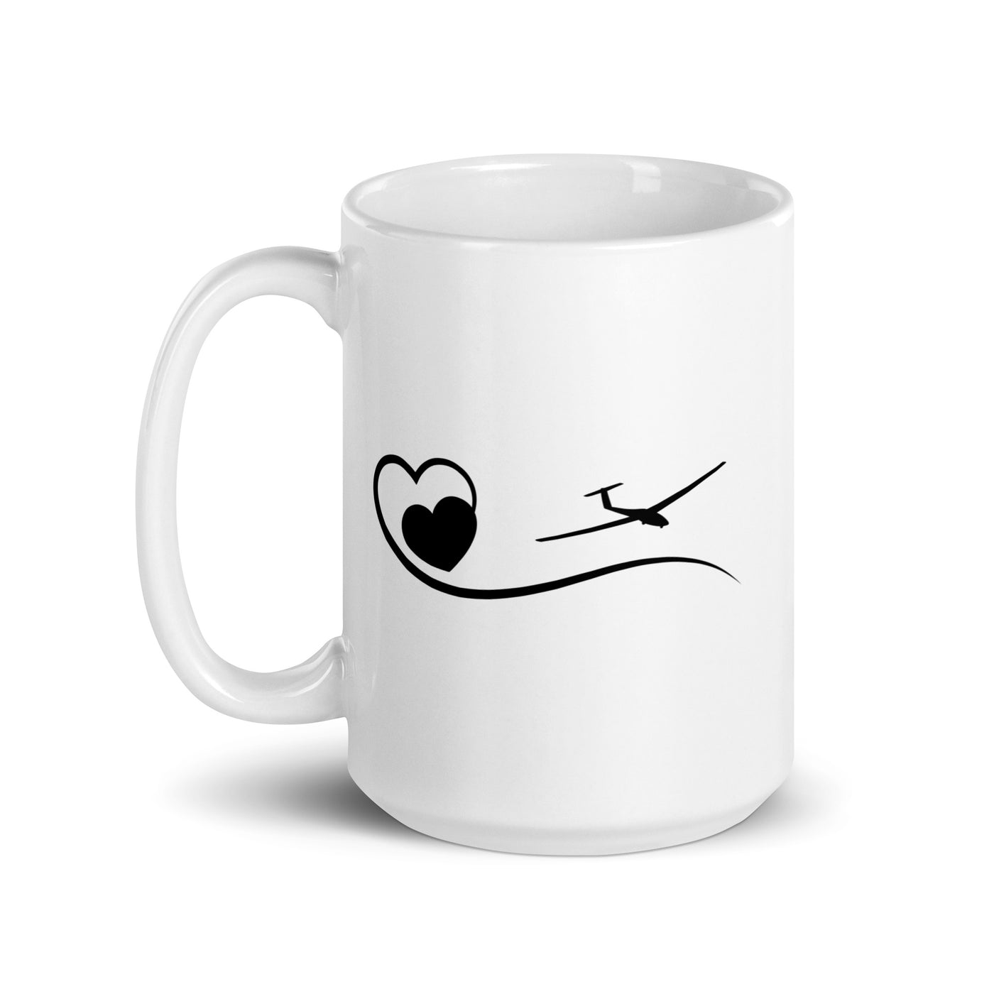 Heart And Sailplane - Tasse berge