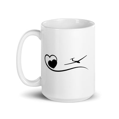 Heart And Sailplane - Tasse berge