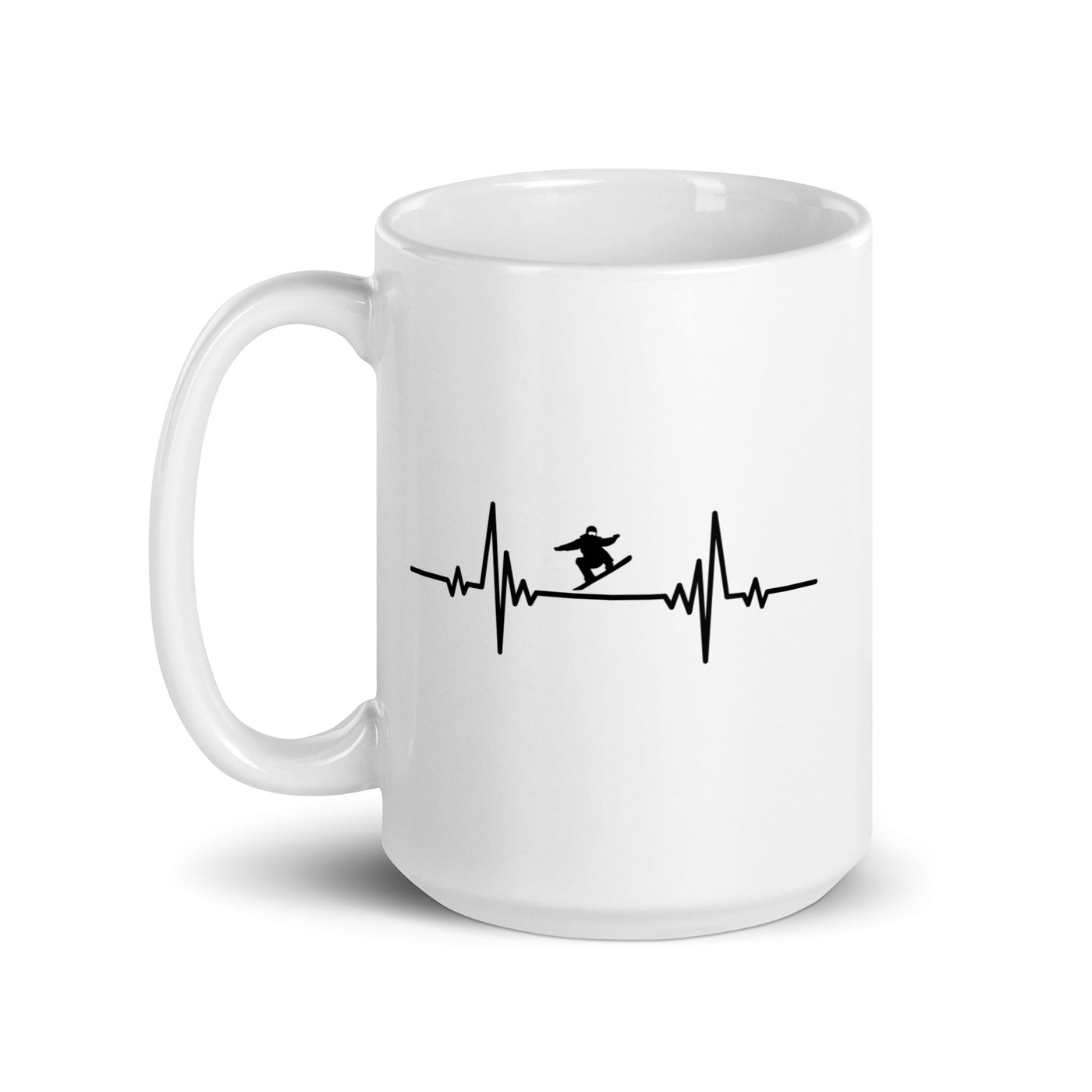 Heartbeat Snowboarding Jump - Tasse snowboarden