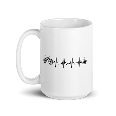 Heartbeat Coffee And Ebike - Tasse e-bike