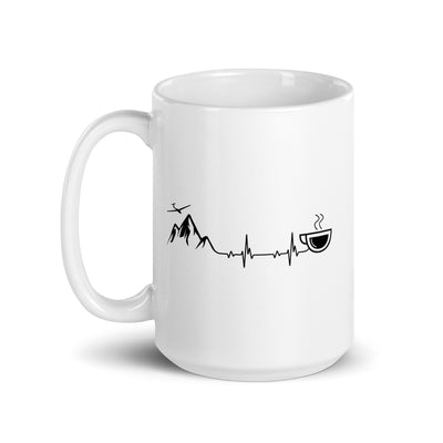 Heartbeat Coffee And Sailplane - Tasse berge